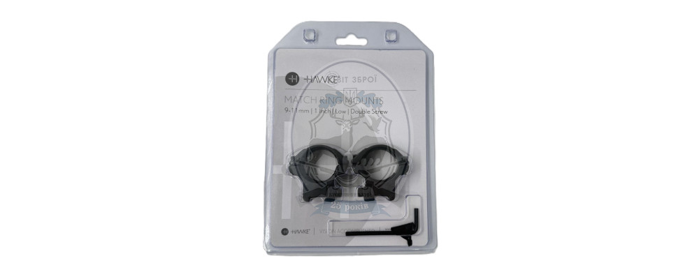 Кільця Hawke Precision Steel. QD1 d - 25.4 мм Low 11мм