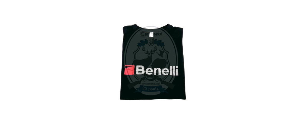 Футболка "v" BENELLI чорна 