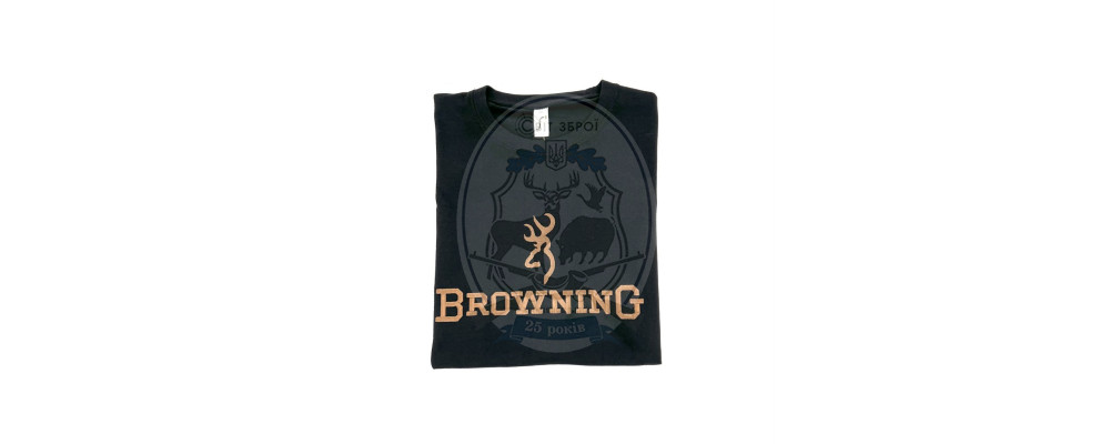 Футболка "v" чорна BROWNING