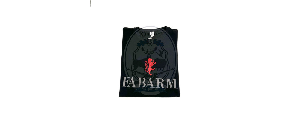 Футболка "v" чорна FABARM 