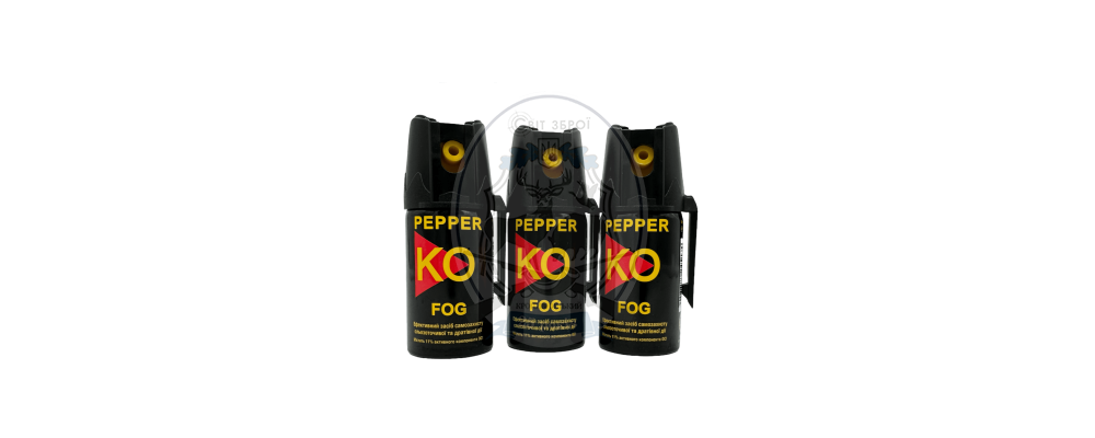 Балон газовий Klever Pepper KO Fog, 40 мл