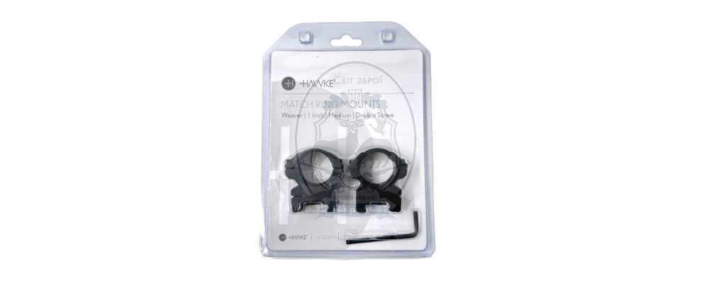 Кільця Hawke Match Mount 1" 25.4 мм Weaver, medium