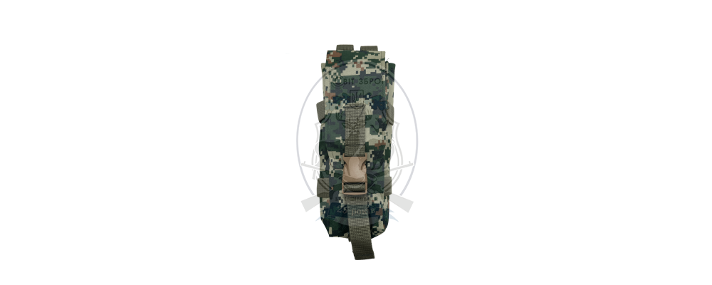 Підсумок закритий "MOLLE" тактичний для 2 магазинів піксель