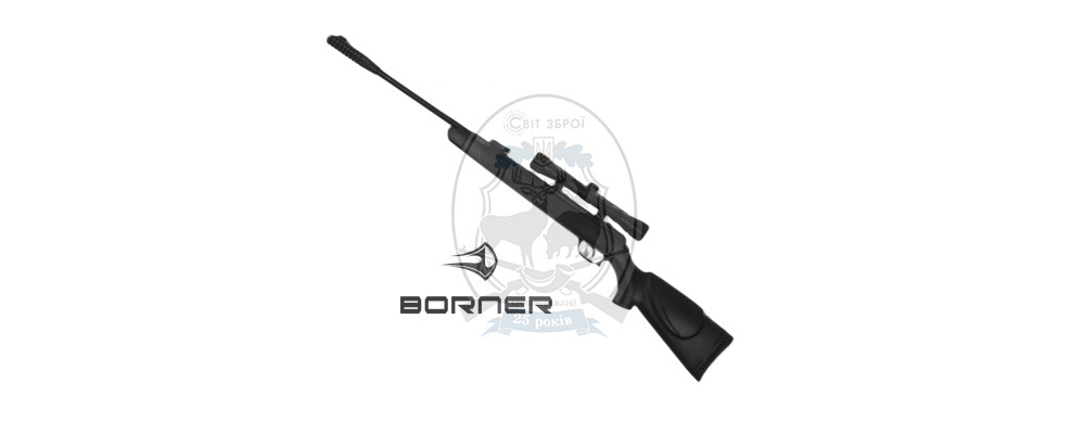 Гвинтівка пневматична Borner Air Rifle N 01 S + оптичний приціл